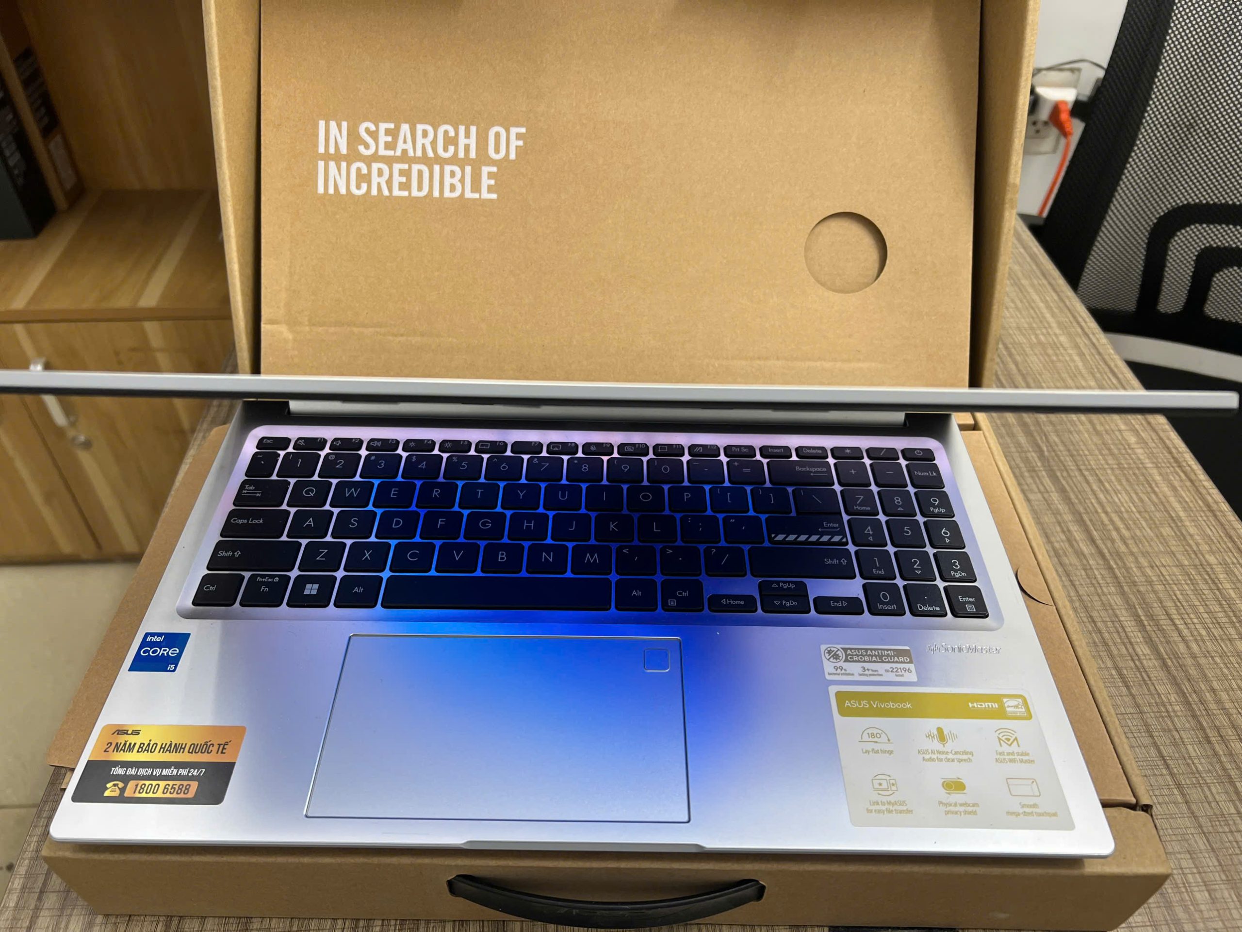 Asus Vivobook X1505ZA đời cao, Chip H, Màn hình OLED, mới mua 4 tháng-BH gần 2 năm - Hình ảnh 5