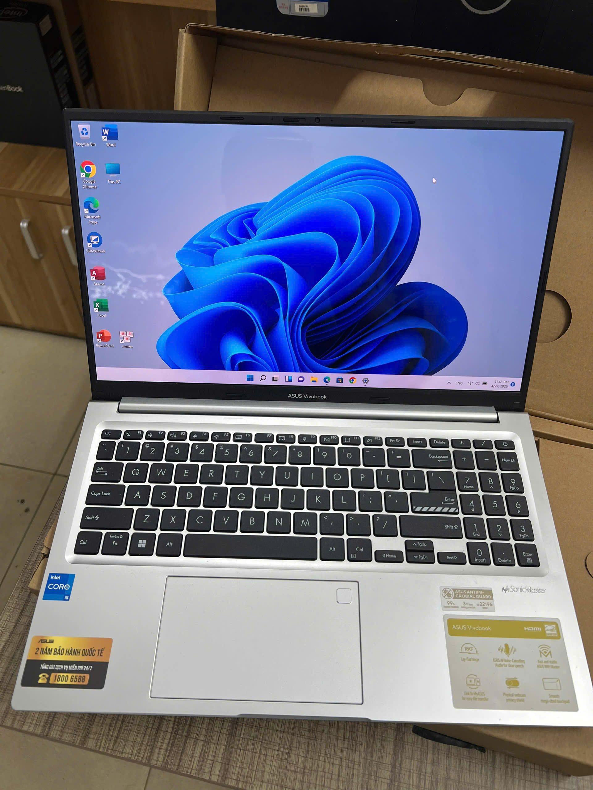 Asus Vivobook X1505ZA đời cao, Chip H, Màn hình OLED, mới mua 4 tháng-BH gần 2 năm - Hình ảnh 8