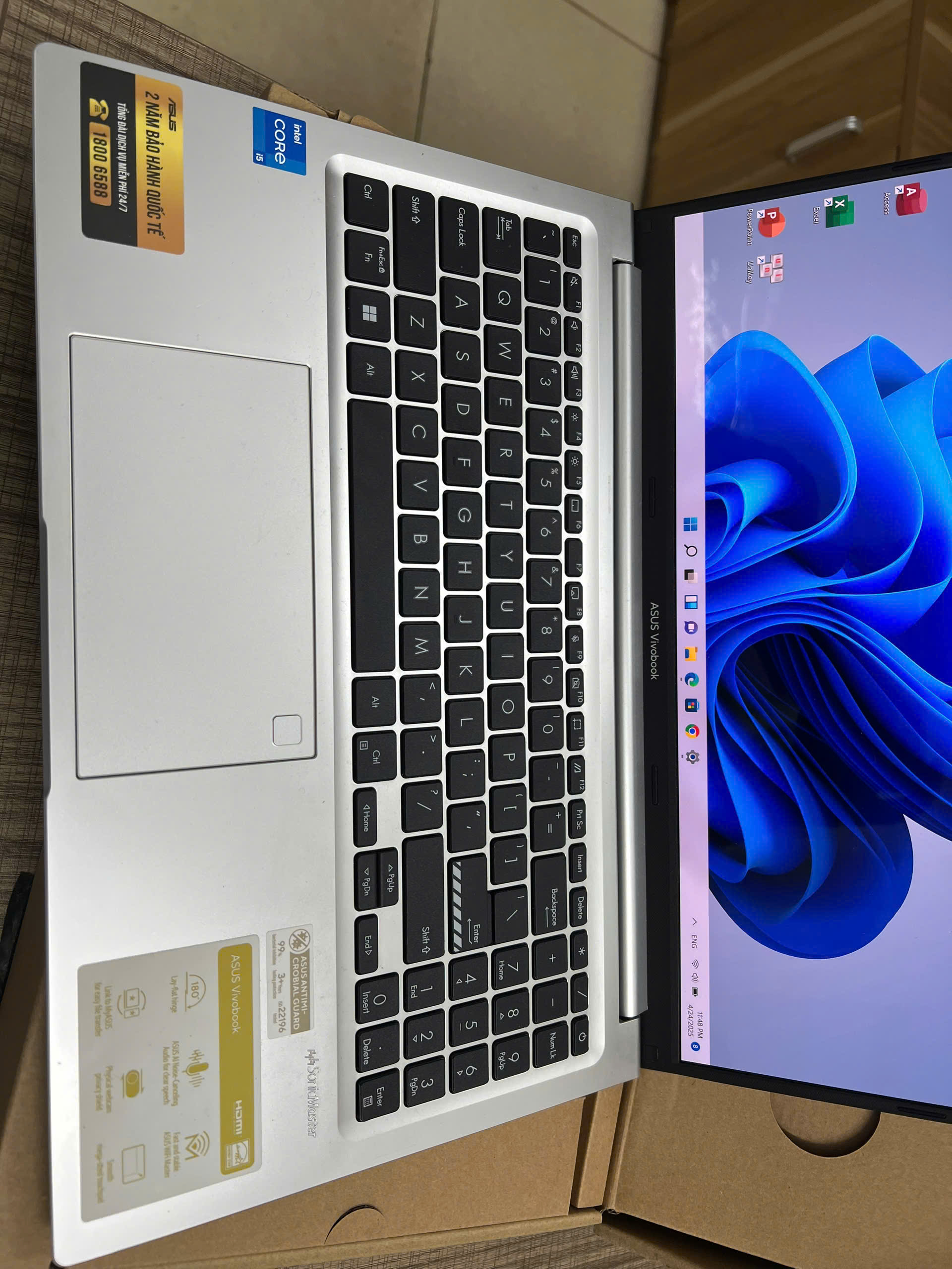Asus Vivobook X1505ZA đời cao, Chip H, Màn hình OLED, mới mua 4 tháng-BH gần 2 năm - Hình ảnh 10