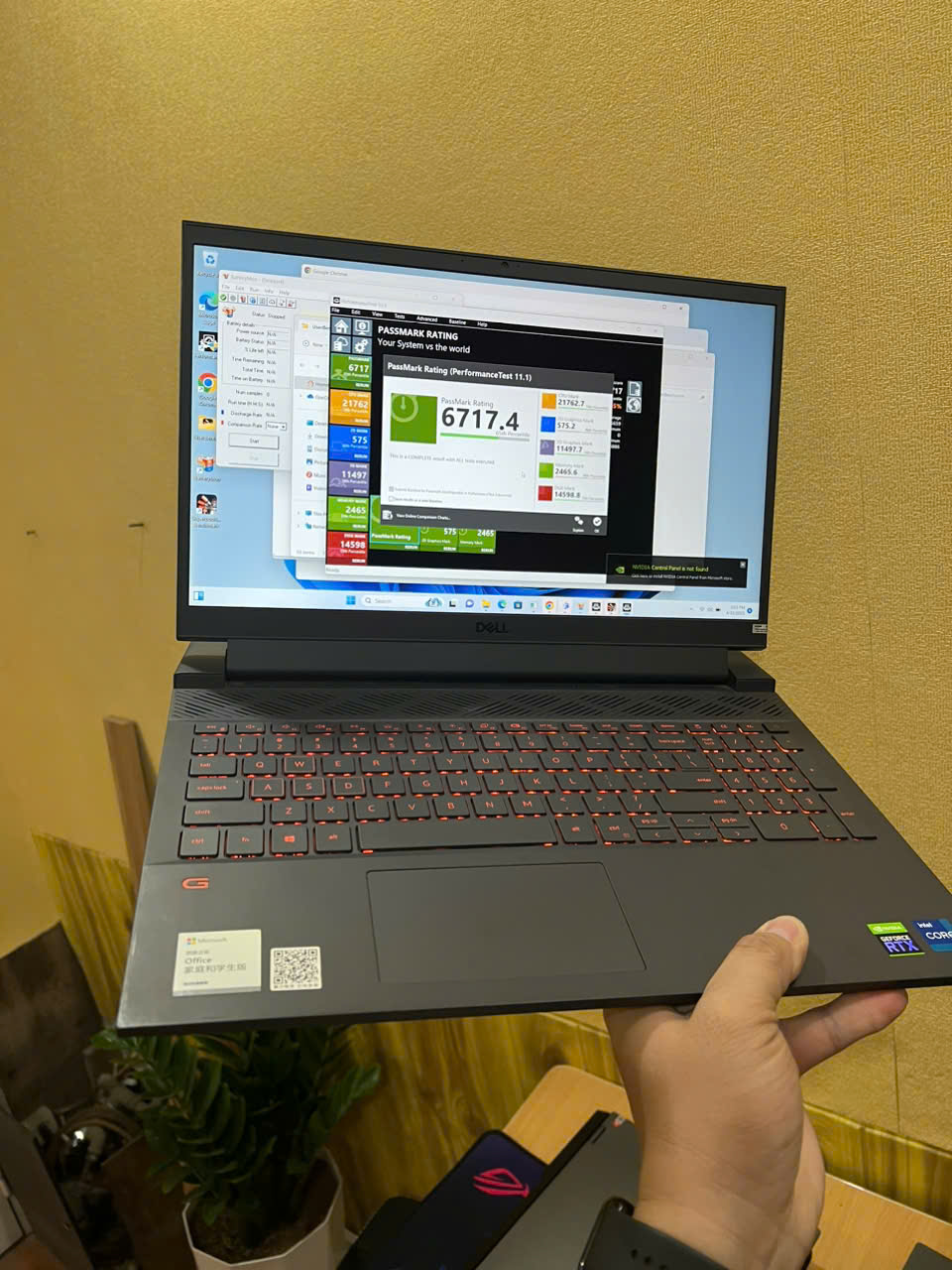 Laptop gaming DELL G15 5511 - Hình ảnh 5