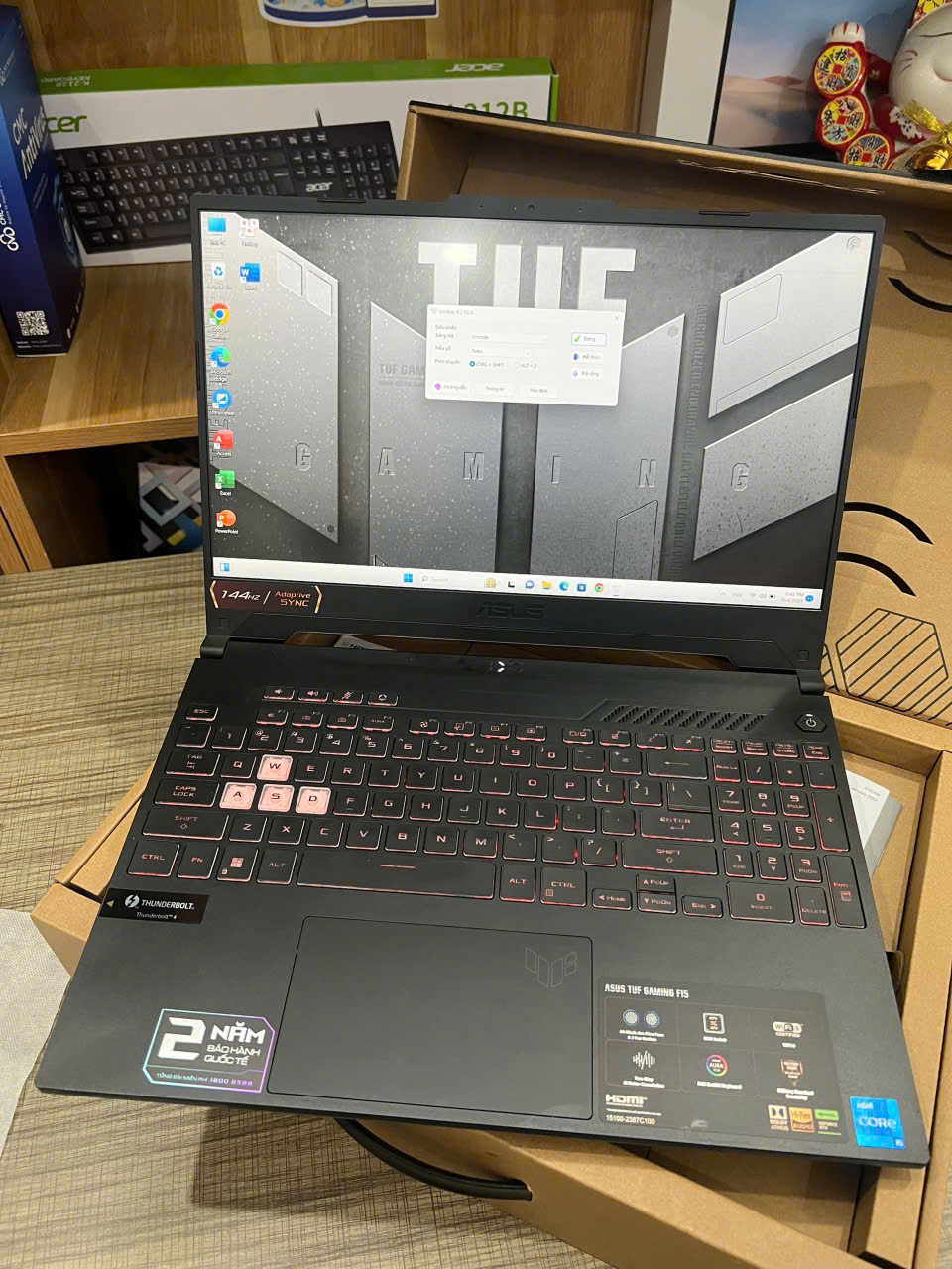 Asus TUF Gaming Fx507ZC Hàng chính hãng còn bảo hành siêu dài FPT Shop T9/2026 - Hình ảnh 3