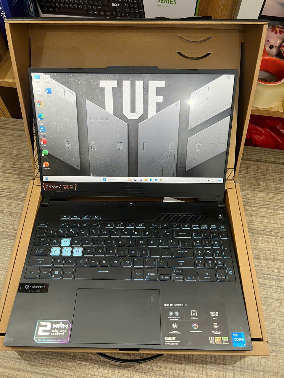 Asus TUF Gaming Fx507ZC Hàng chính hãng còn bảo hành siêu dài FPT Shop T9/2026 - Hình ảnh 9