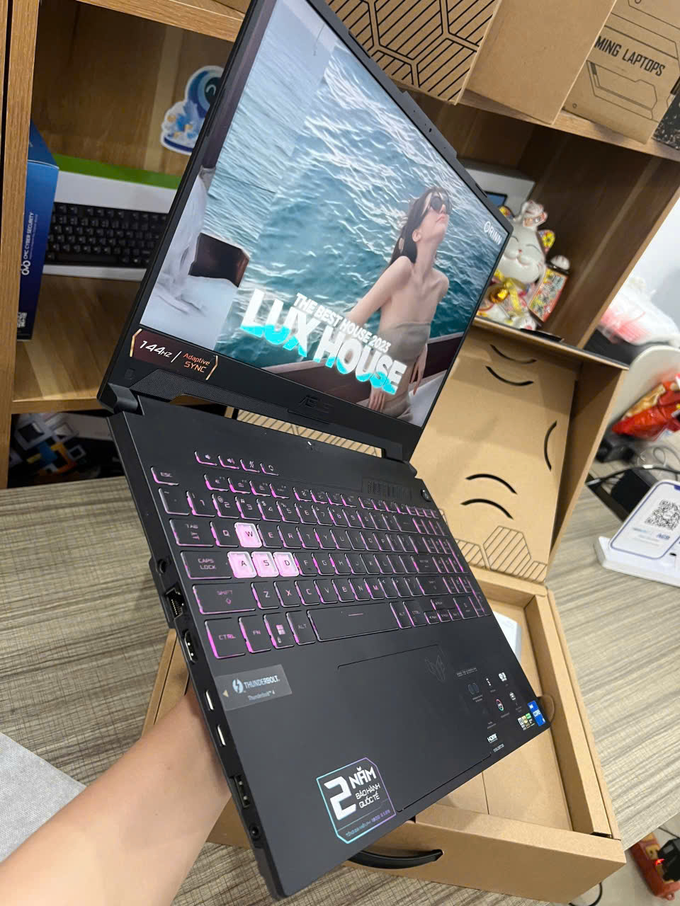 Asus TUF Gaming Fx507ZC Hàng chính hãng còn bảo hành siêu dài FPT Shop T9/2026 - Hình ảnh 11