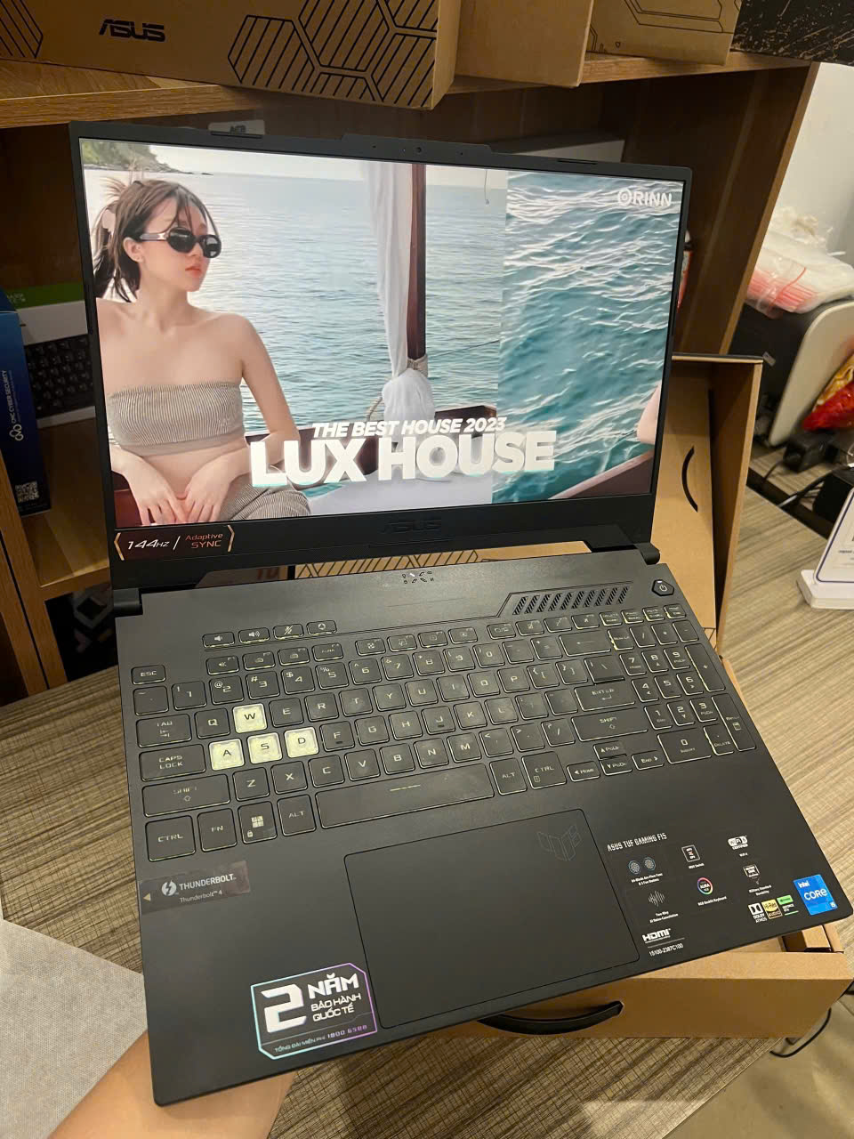 Asus TUF Gaming Fx507ZC Hàng chính hãng còn bảo hành siêu dài FPT Shop T9/2026 - Hình ảnh 12