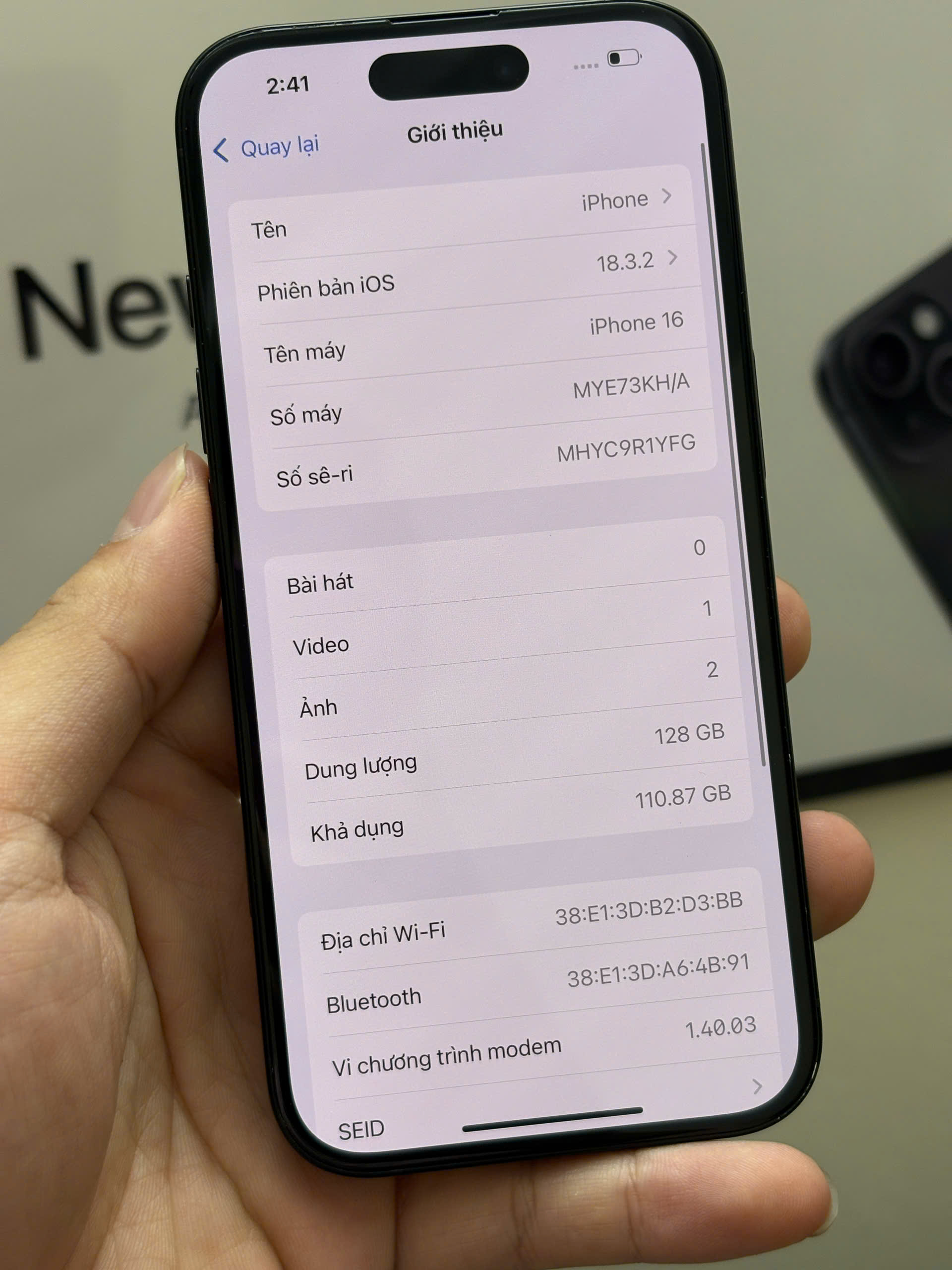 điện thoại iphone 16 128GB - Hình ảnh 2
