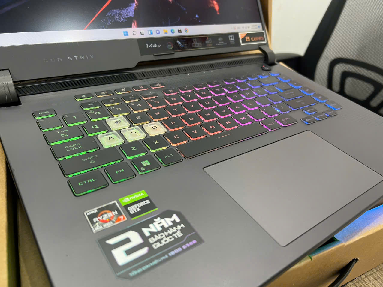laptop Asus Rog Trix G513IH Gaming ‼️‼️chiến game đồ hoạ ngon đét - Hình ảnh 5