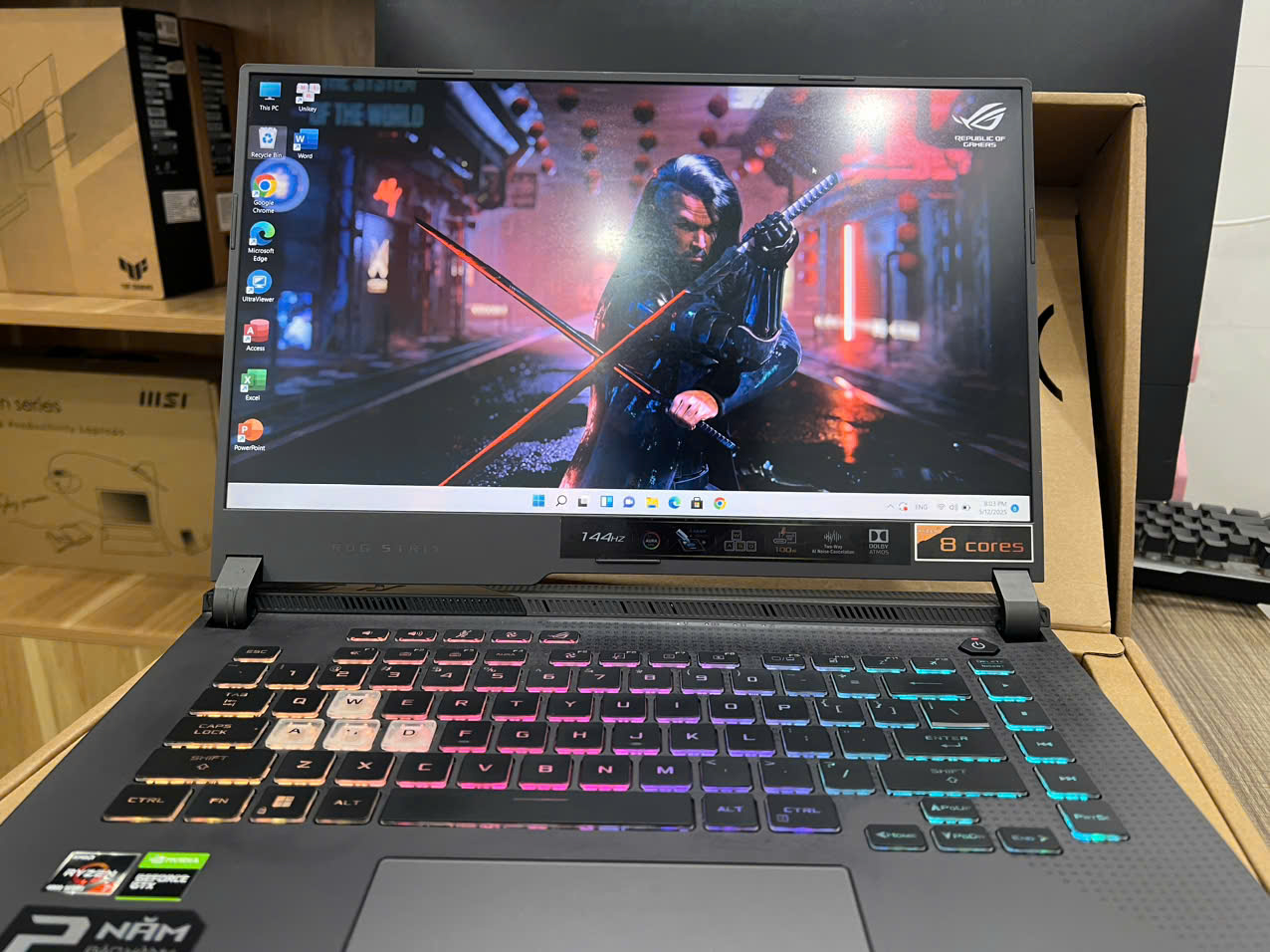 laptop Asus Rog Trix G513IH Gaming ‼️‼️chiến game đồ hoạ ngon đét - Hình ảnh 6