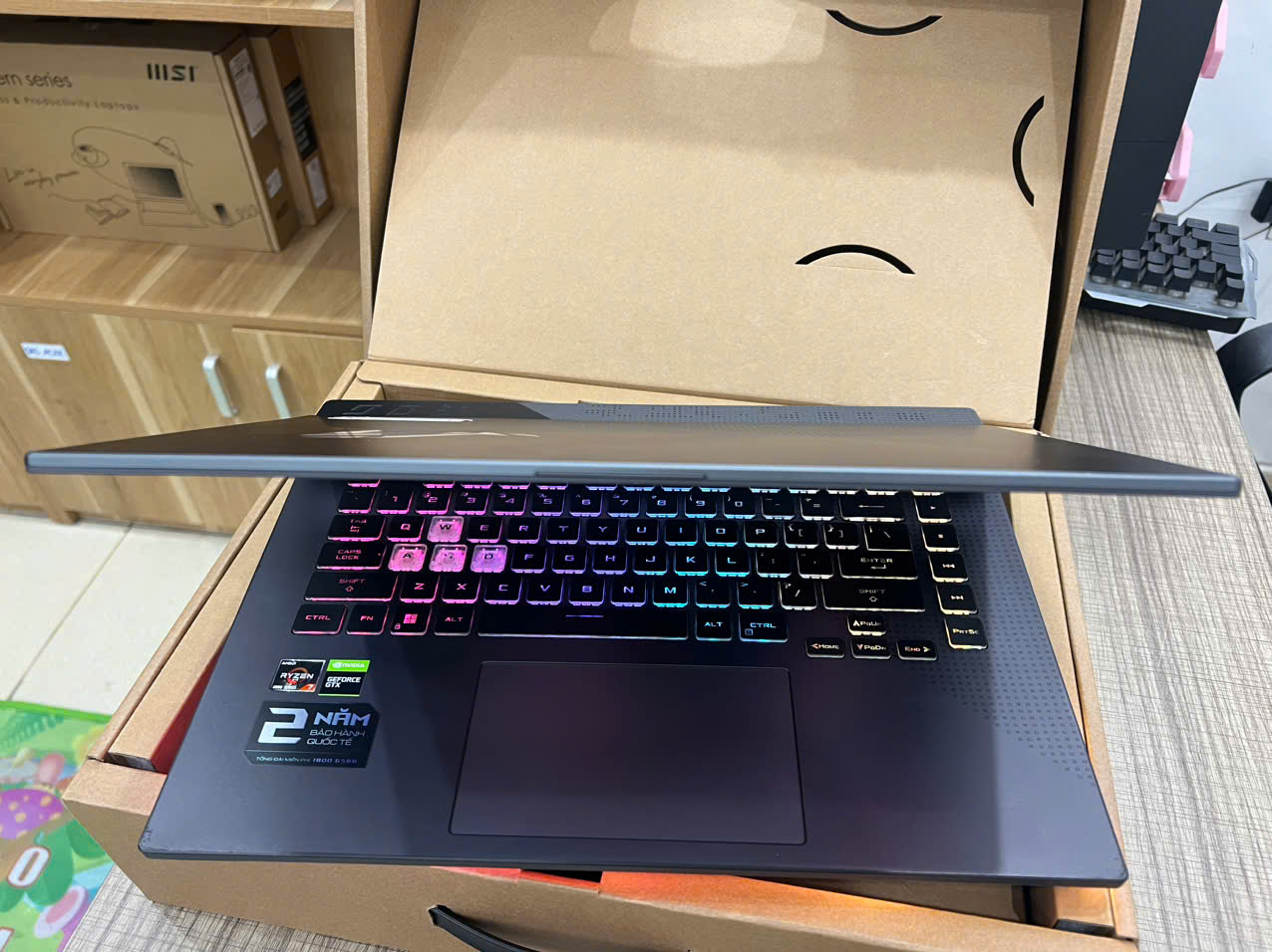 laptop Asus Rog Trix G513IH Gaming ‼️‼️chiến game đồ hoạ ngon đét - Hình ảnh 7