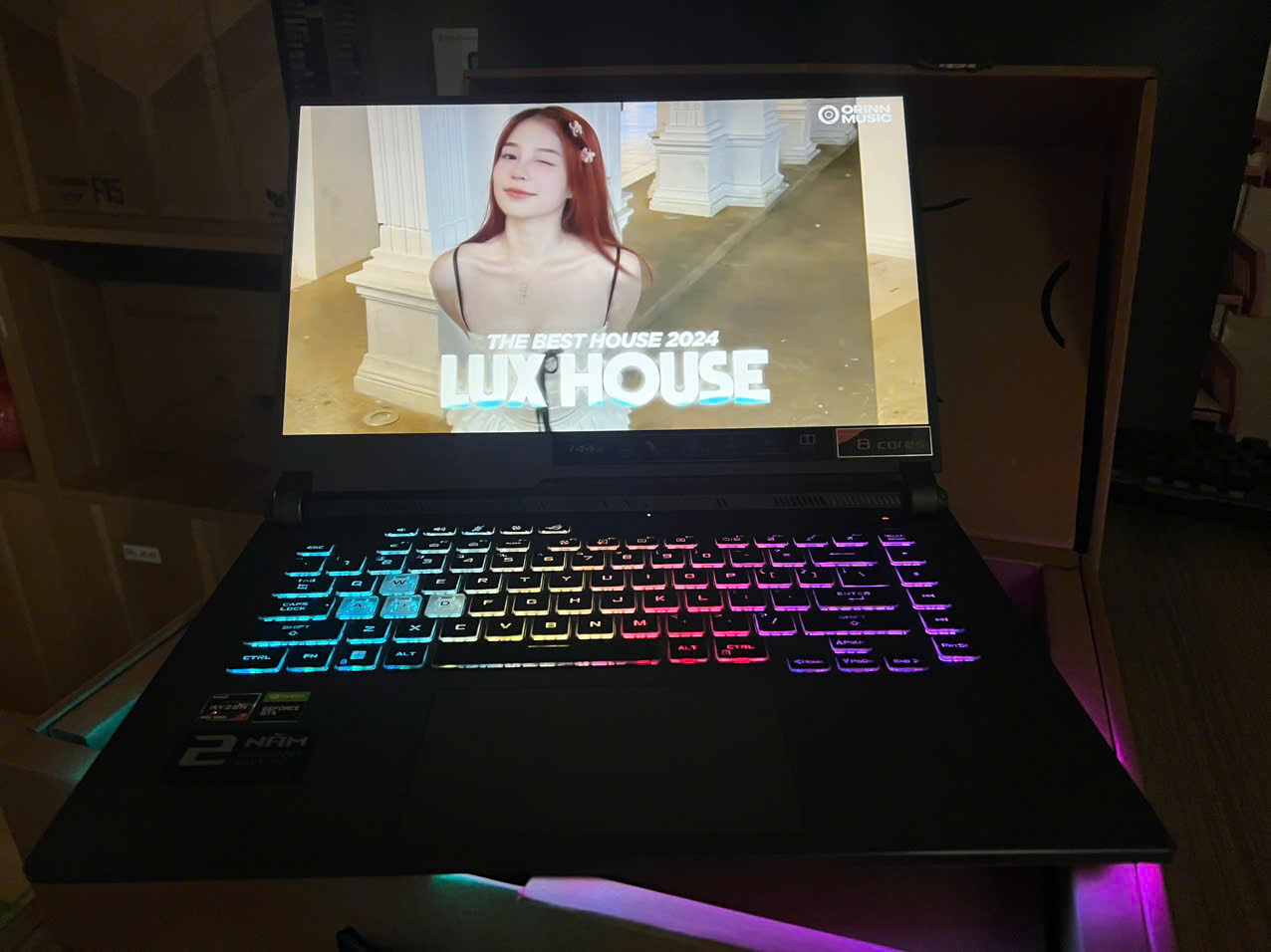 laptop Asus Rog Trix G513IH Gaming ‼️‼️chiến game đồ hoạ ngon đét - Hình ảnh 11