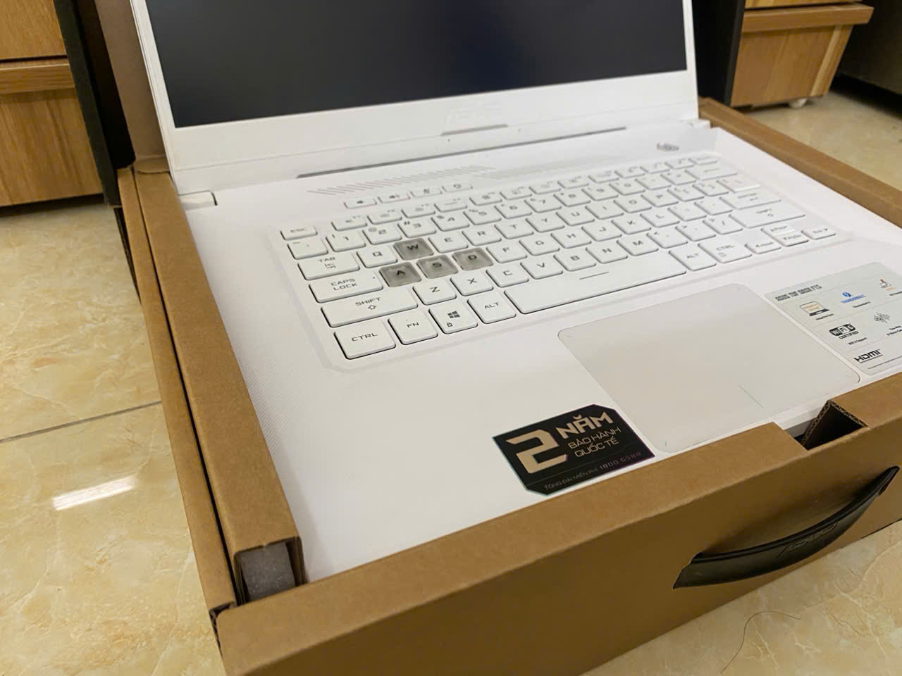 laptop ASUS TUF Dash F15 FX516PC Gaming, đời cao, máy trắng như ngọc trinh - Hình ảnh 5