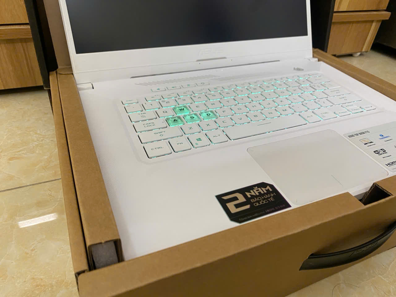 laptop ASUS TUF Dash F15 FX516PC Gaming, đời cao, máy trắng như ngọc trinh - Hình ảnh 7
