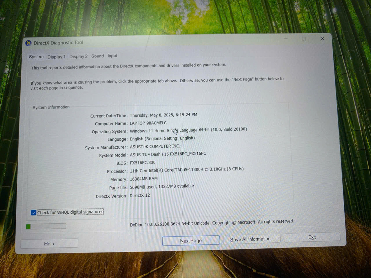laptop ASUS TUF Dash F15 FX516PC Gaming, đời cao, máy trắng như ngọc trinh - Hình ảnh 9