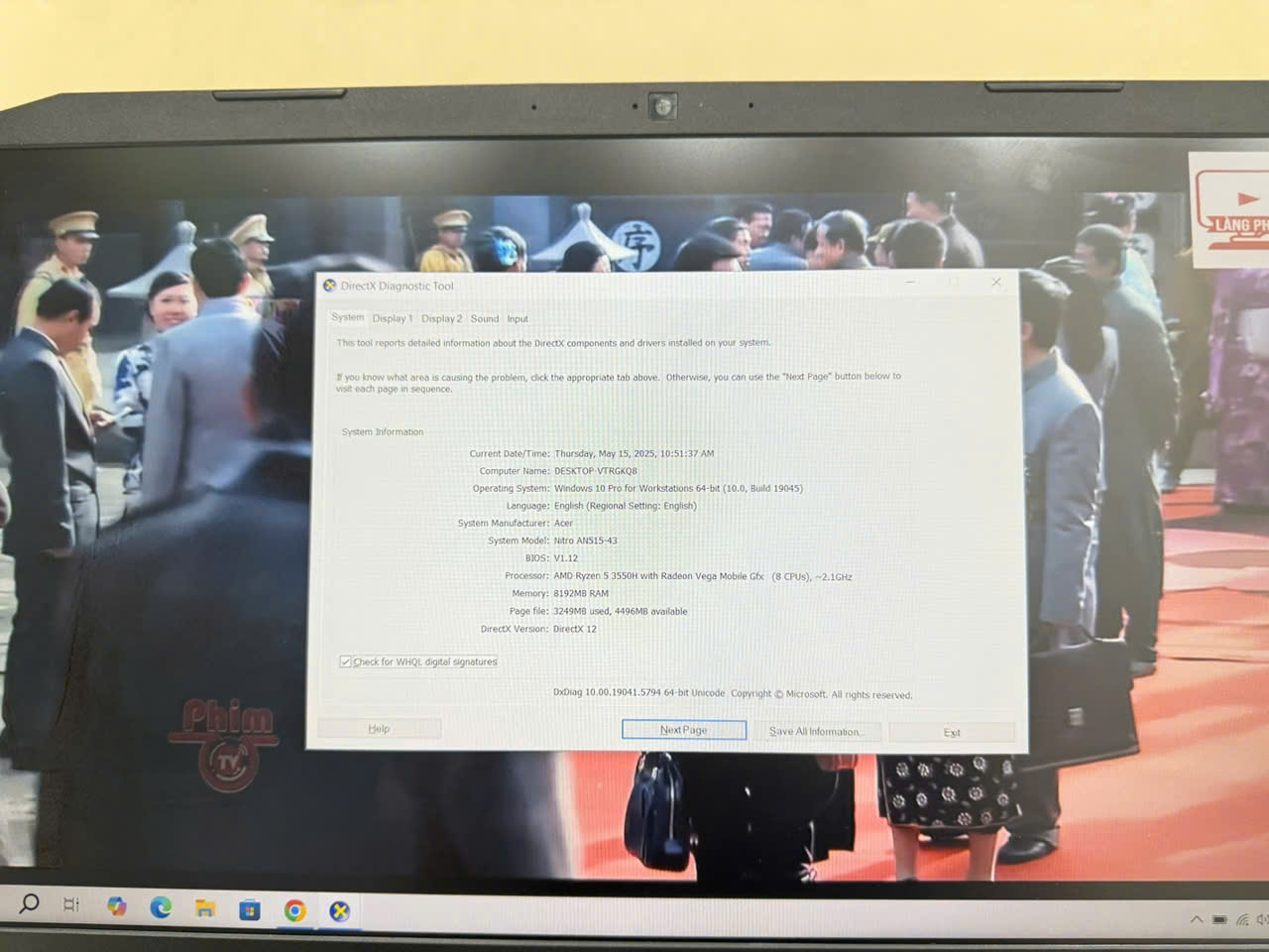 laptop Acer Nitro 5 Gaming - Hình ảnh 7