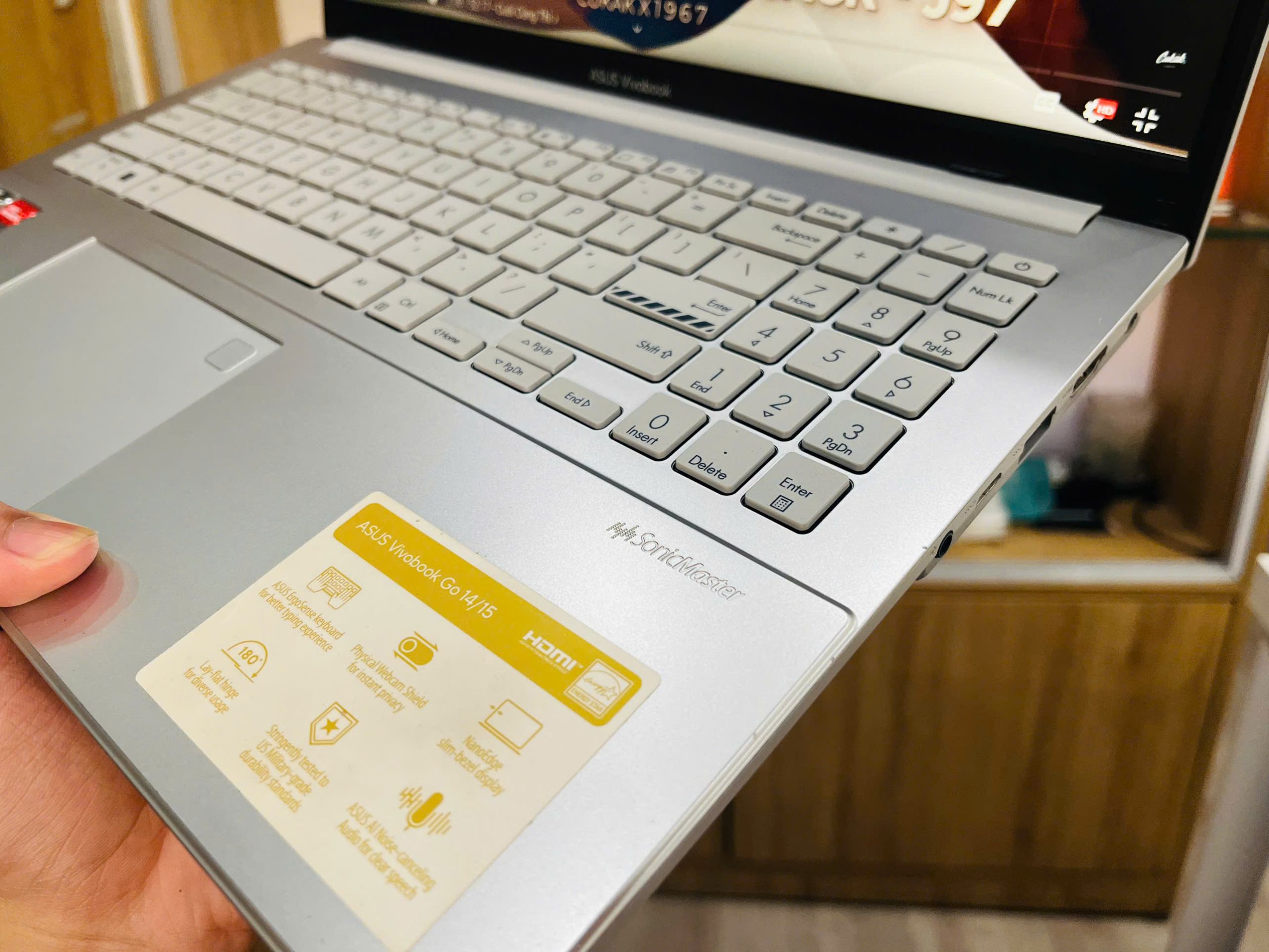 laptop Asus vivobook go E1504FA - Hình ảnh 10