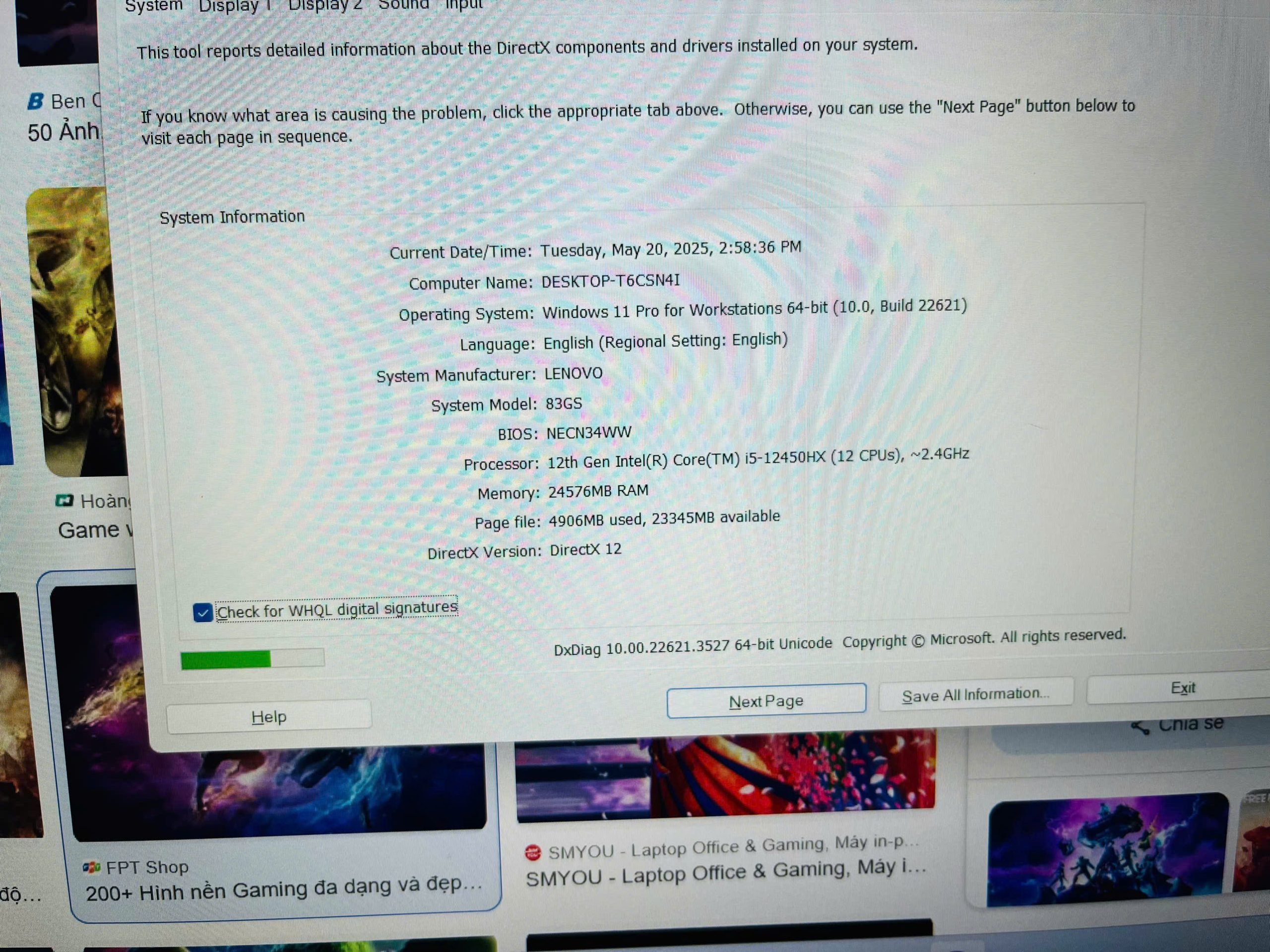 laptop Lenovo LOQ 15IAX9 - Hình ảnh 12