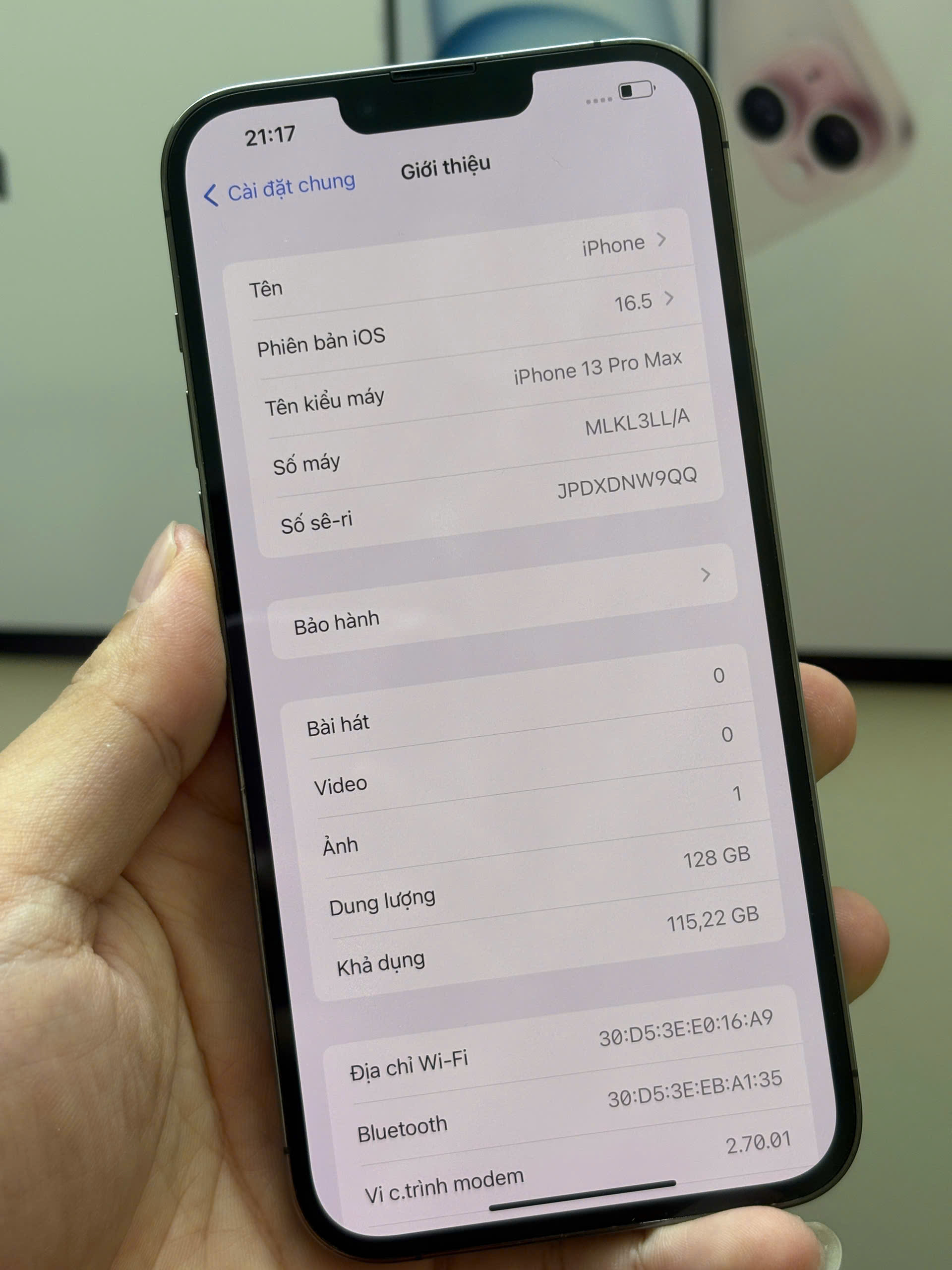 điện thoại iphone 13 PRM 128GB - Hình ảnh 3