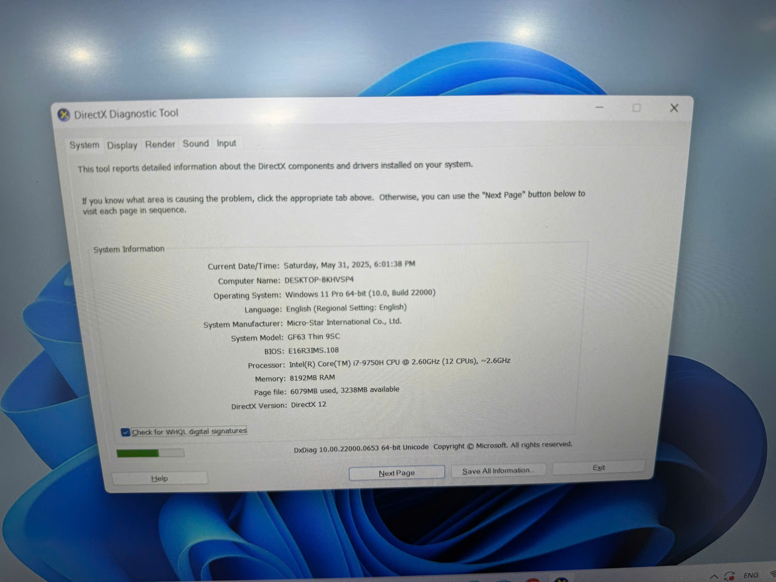 laptop msi