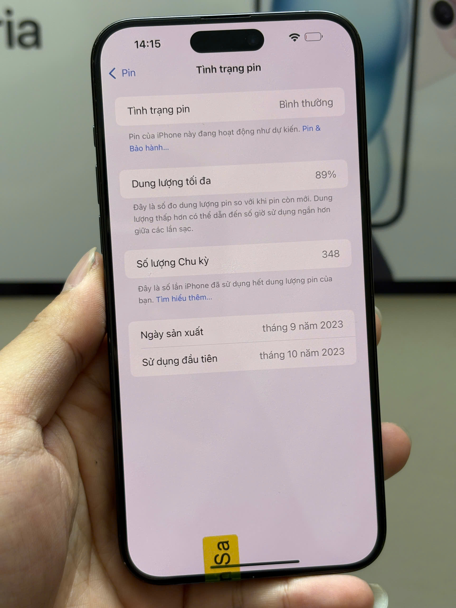 điện thoại iphone 15 PRM 256GB - Hình ảnh 5
