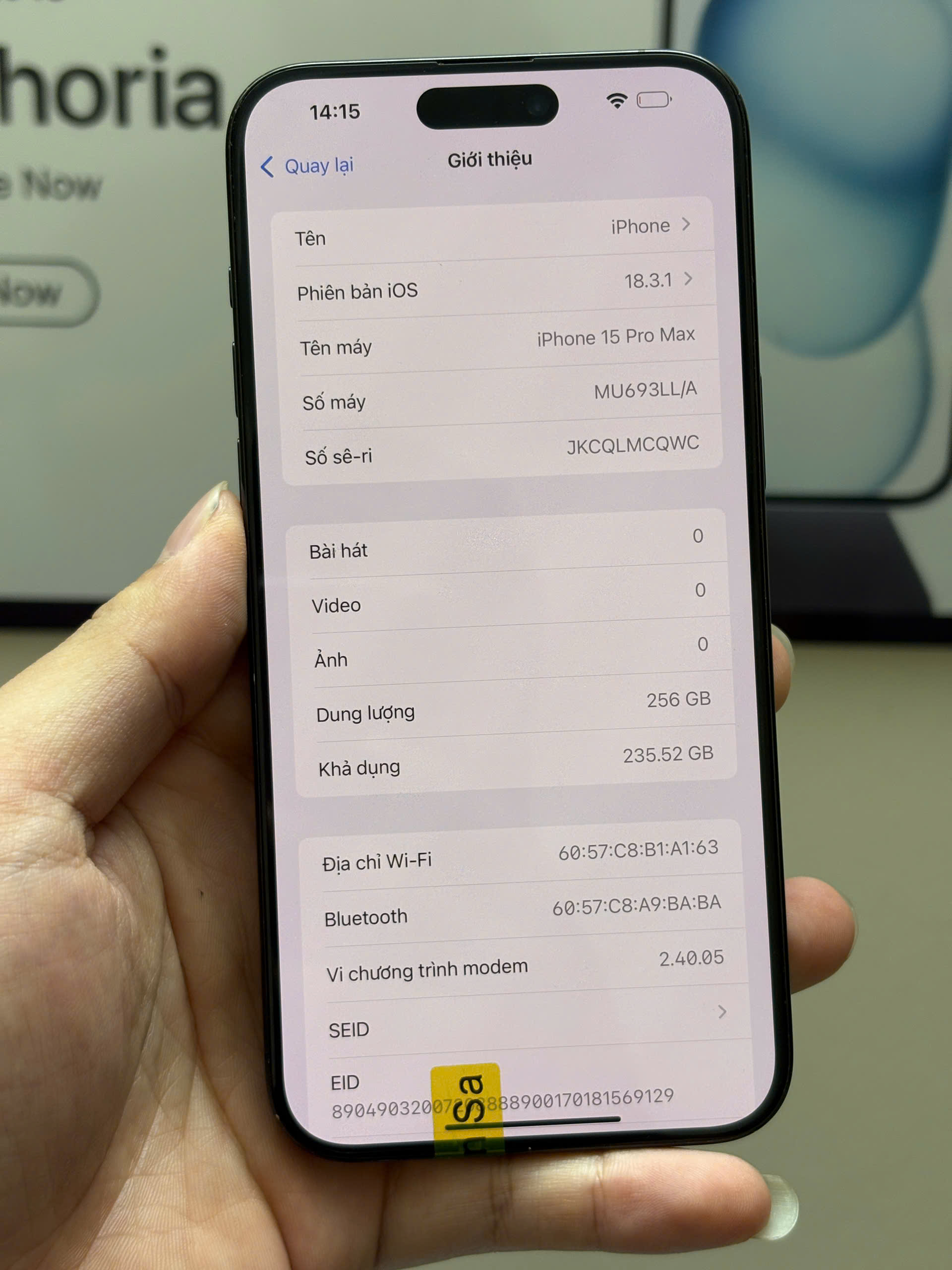 điện thoại iphone 15 PRM 256GB - Hình ảnh 6