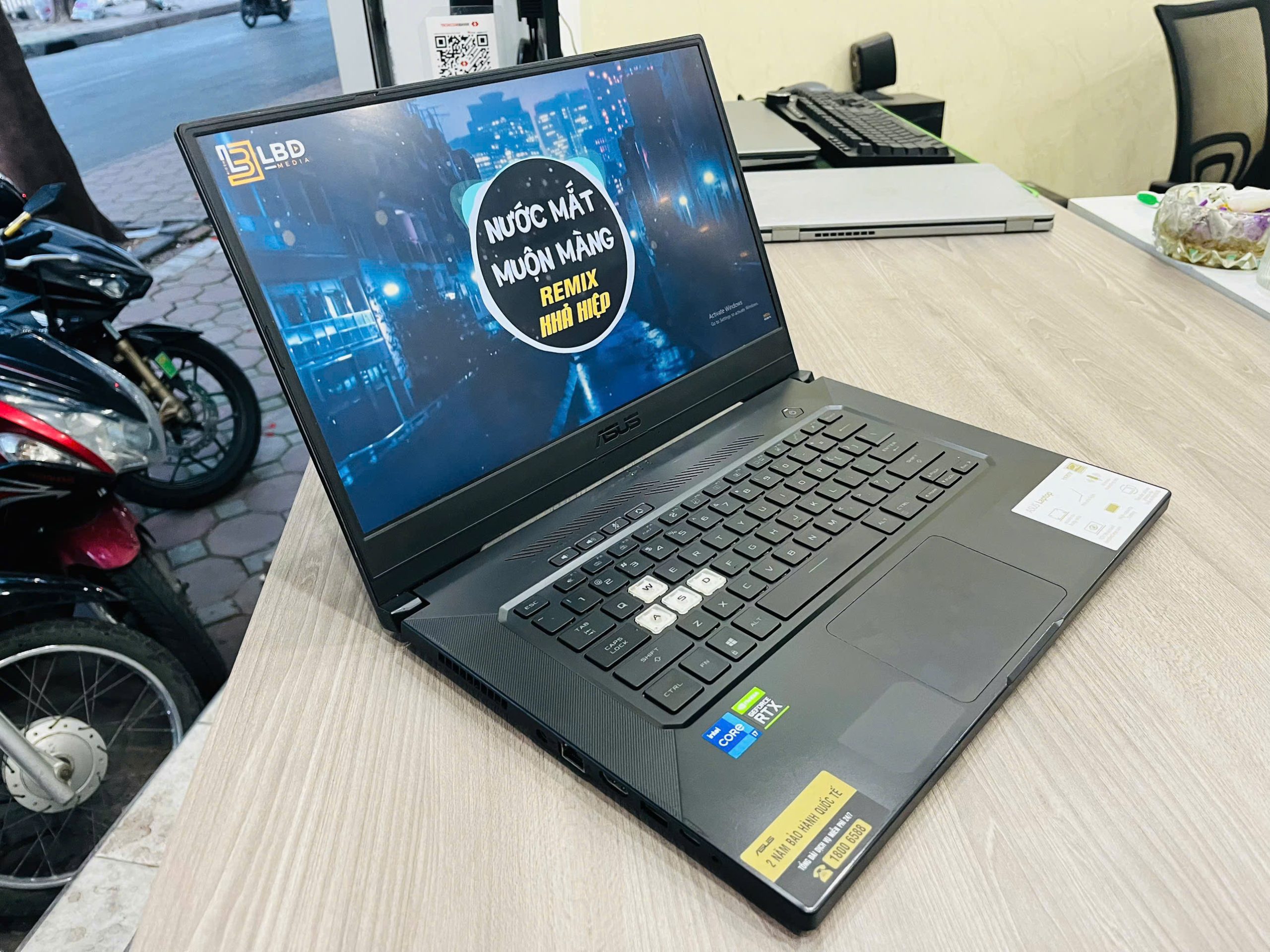 Asus tuf Dash F15 FX516pc Gaming Máy mỏng nhẹ, cấu hình cực khoẻ - Hình ảnh 3