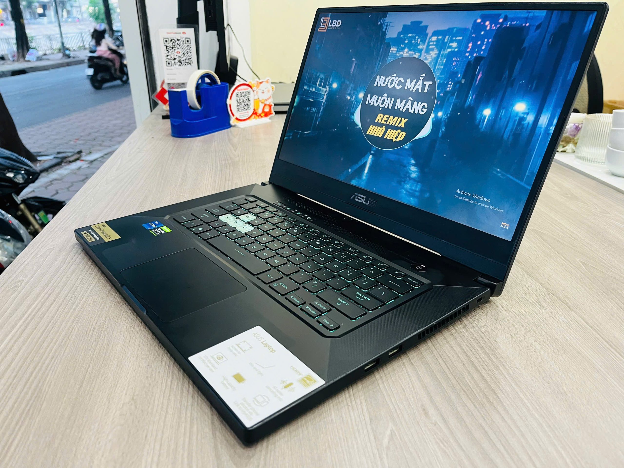 Asus tuf Dash F15 FX516pc Gaming Máy mỏng nhẹ, cấu hình cực khoẻ - Hình ảnh 11