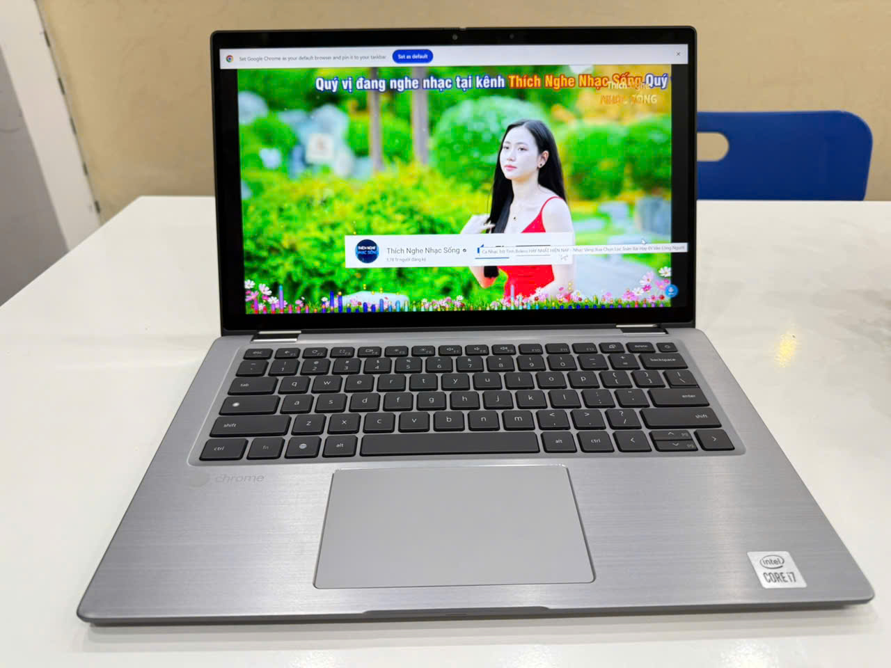 Dell latitude x360 7410 Chrome nhỏ gọn cho ae văn phòng - Hình ảnh 3