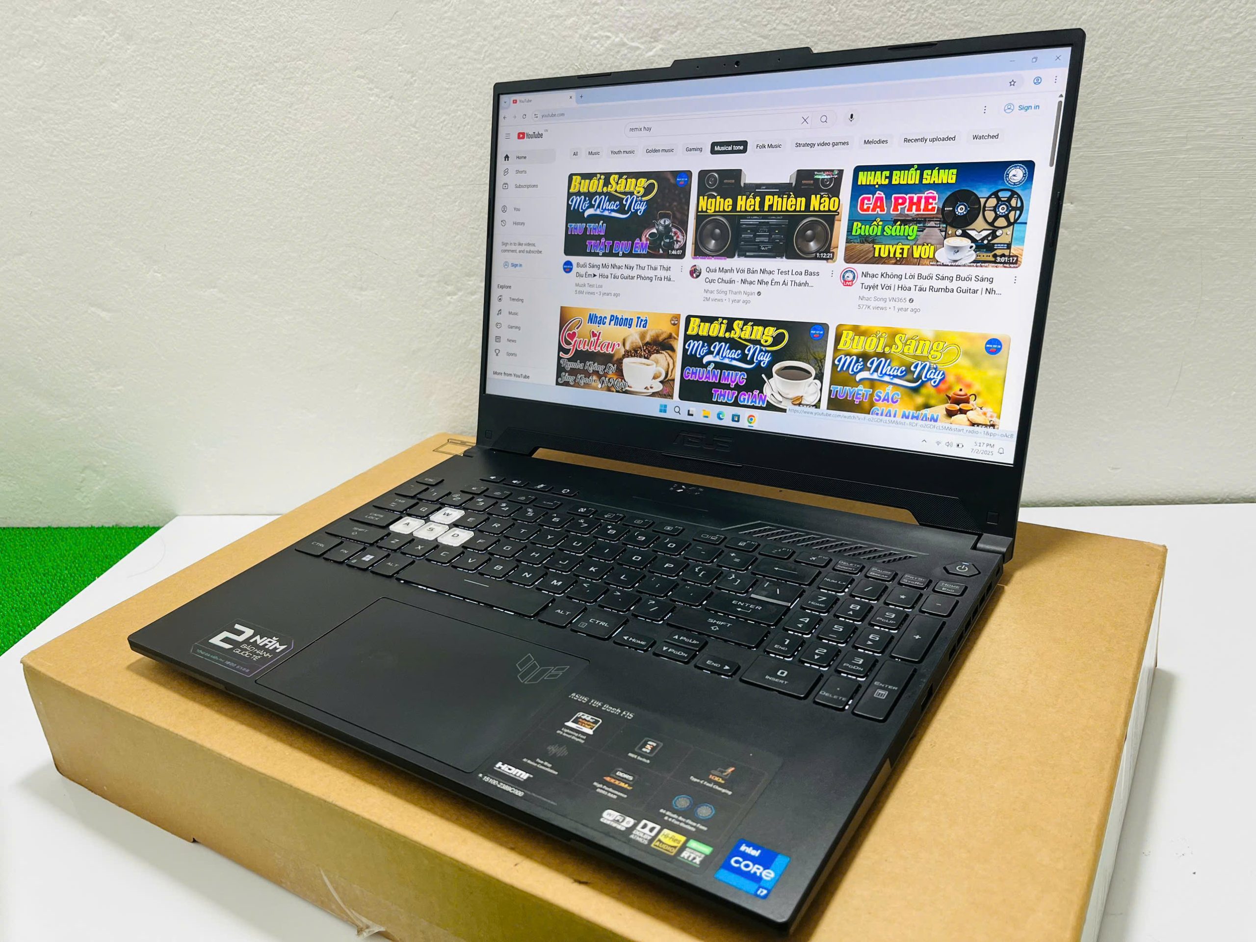 Asus tuf Dash F15 Fx517ZR Gaming - Hình ảnh 6