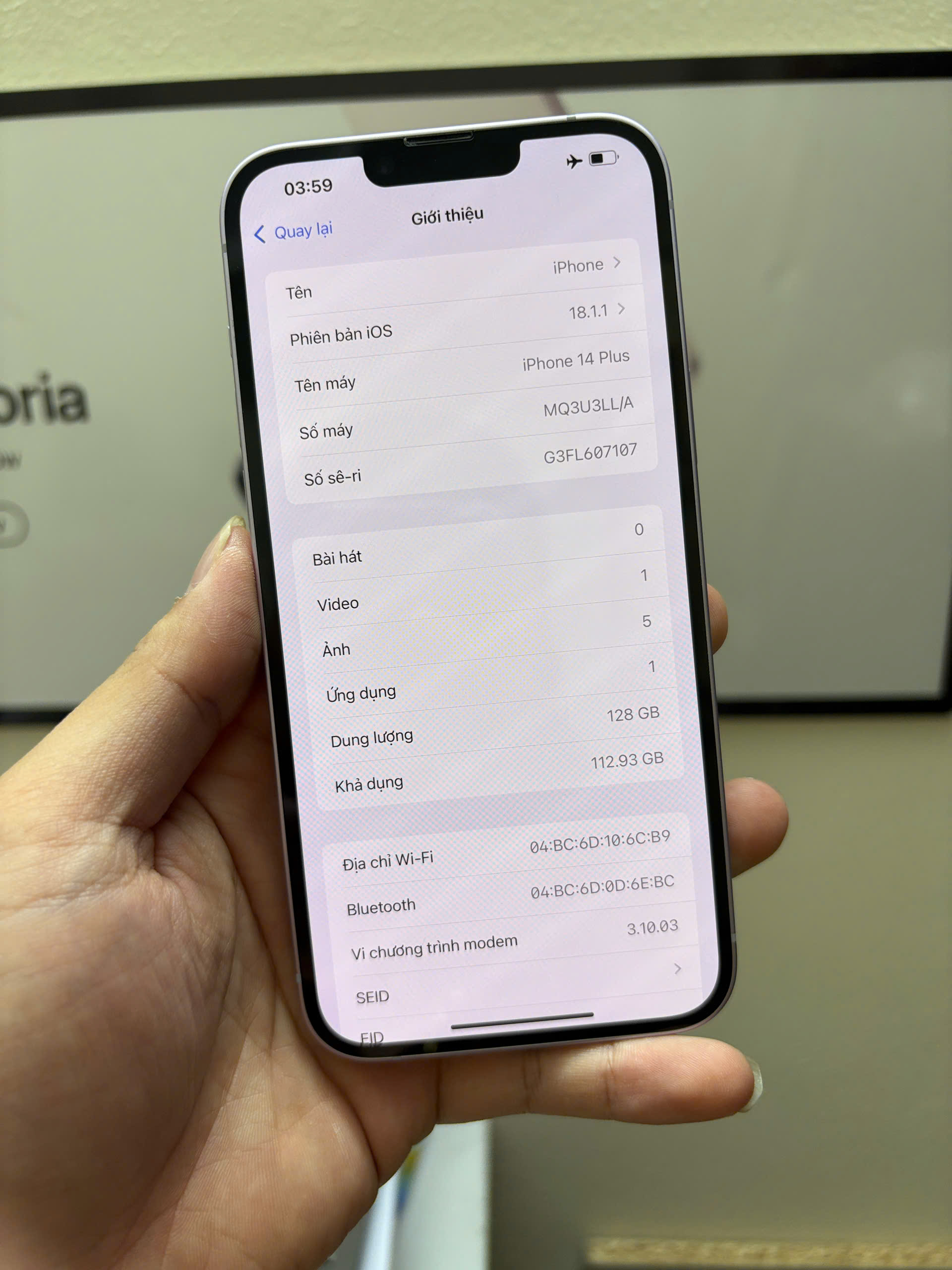 14 plus 128GB - Hình ảnh 4