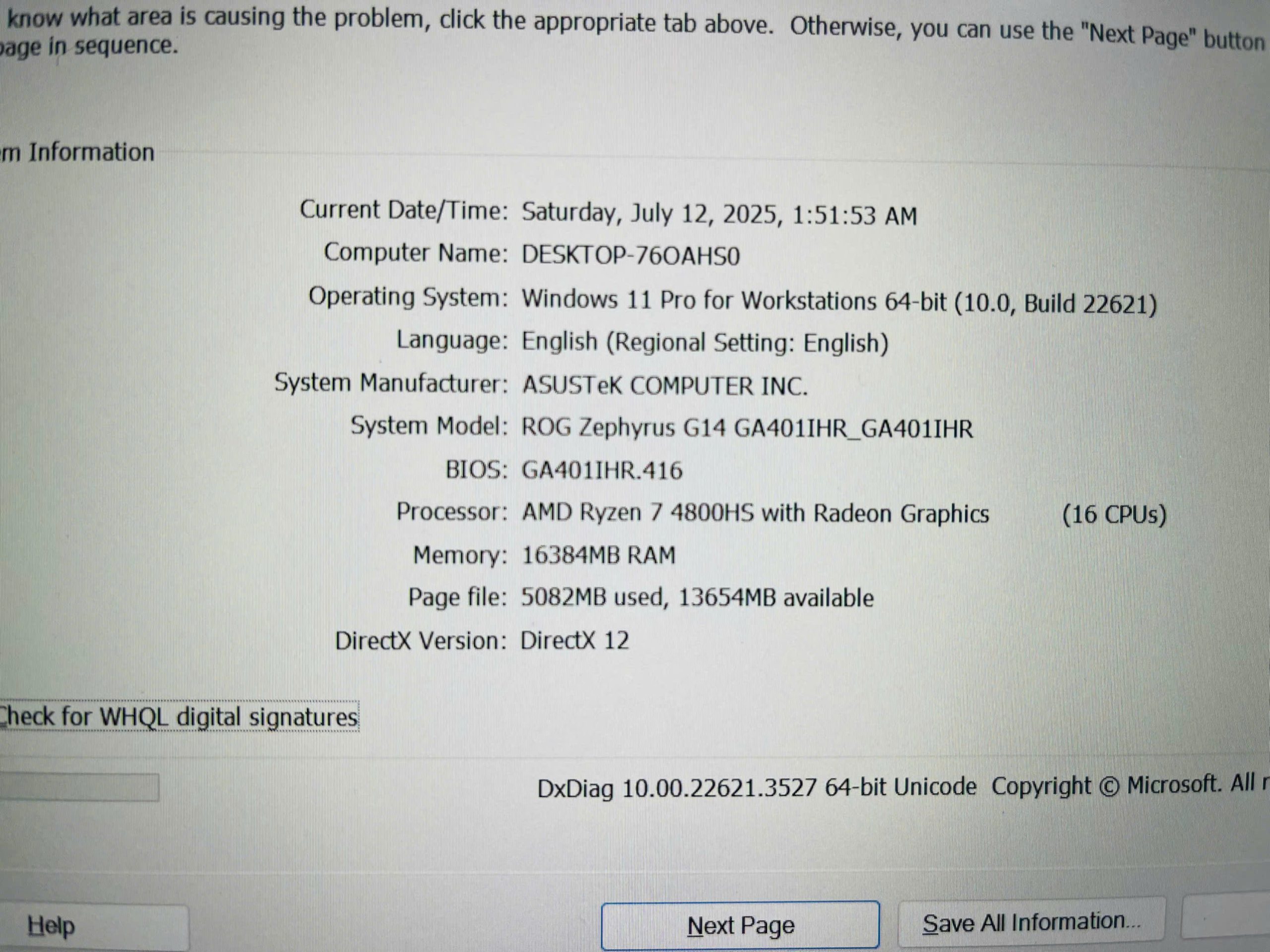 ‼️AsusTek ROG Zephyrus G14 - Hình ảnh 11