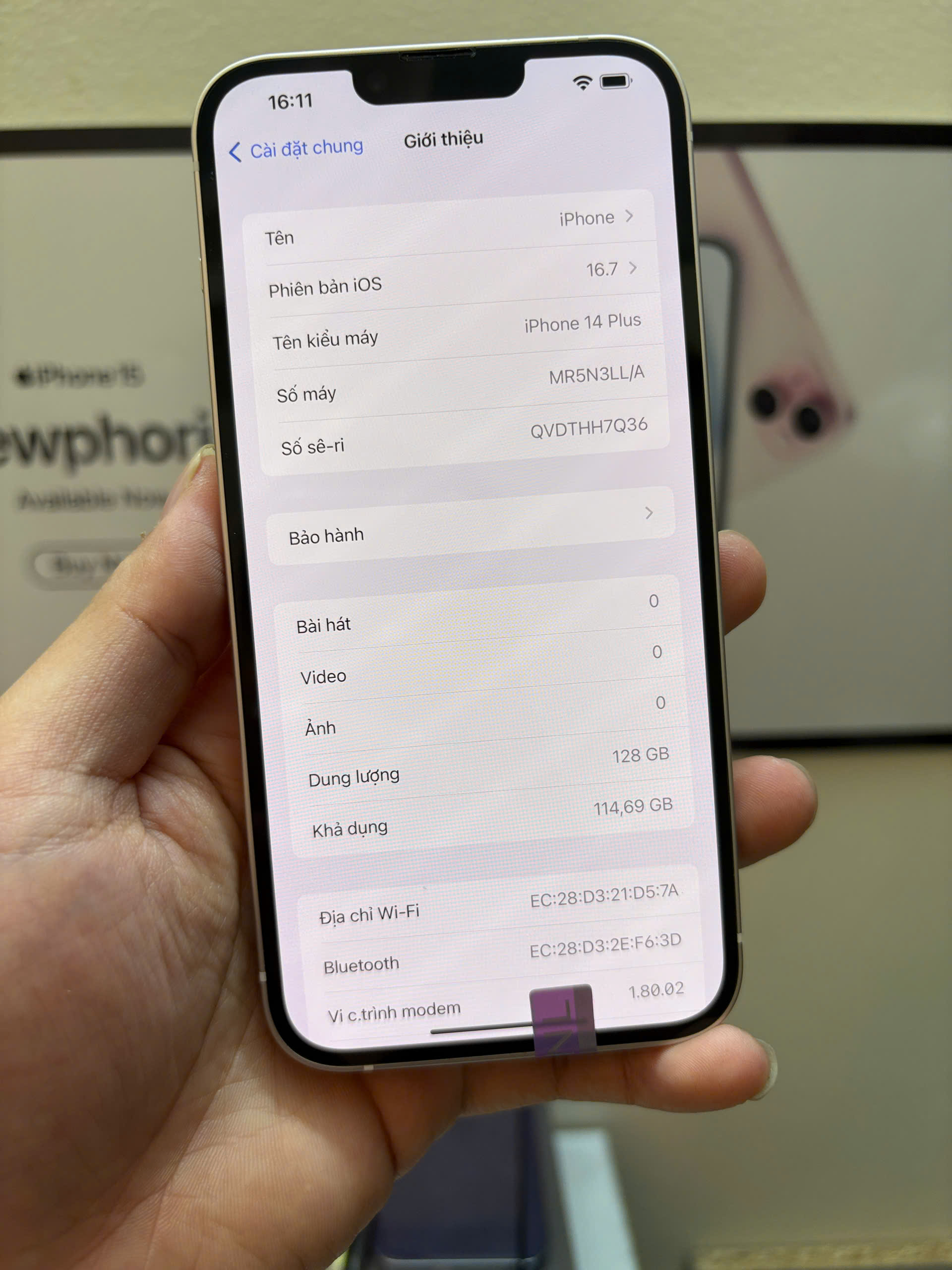 14 plus 128GB - Hình ảnh 4