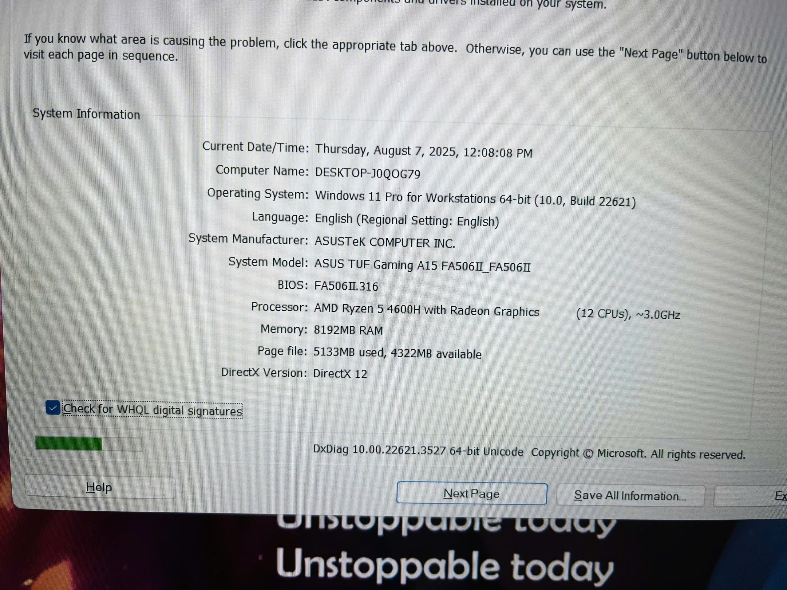 ASUS TUF FA506IH GAMING - Hình ảnh 4