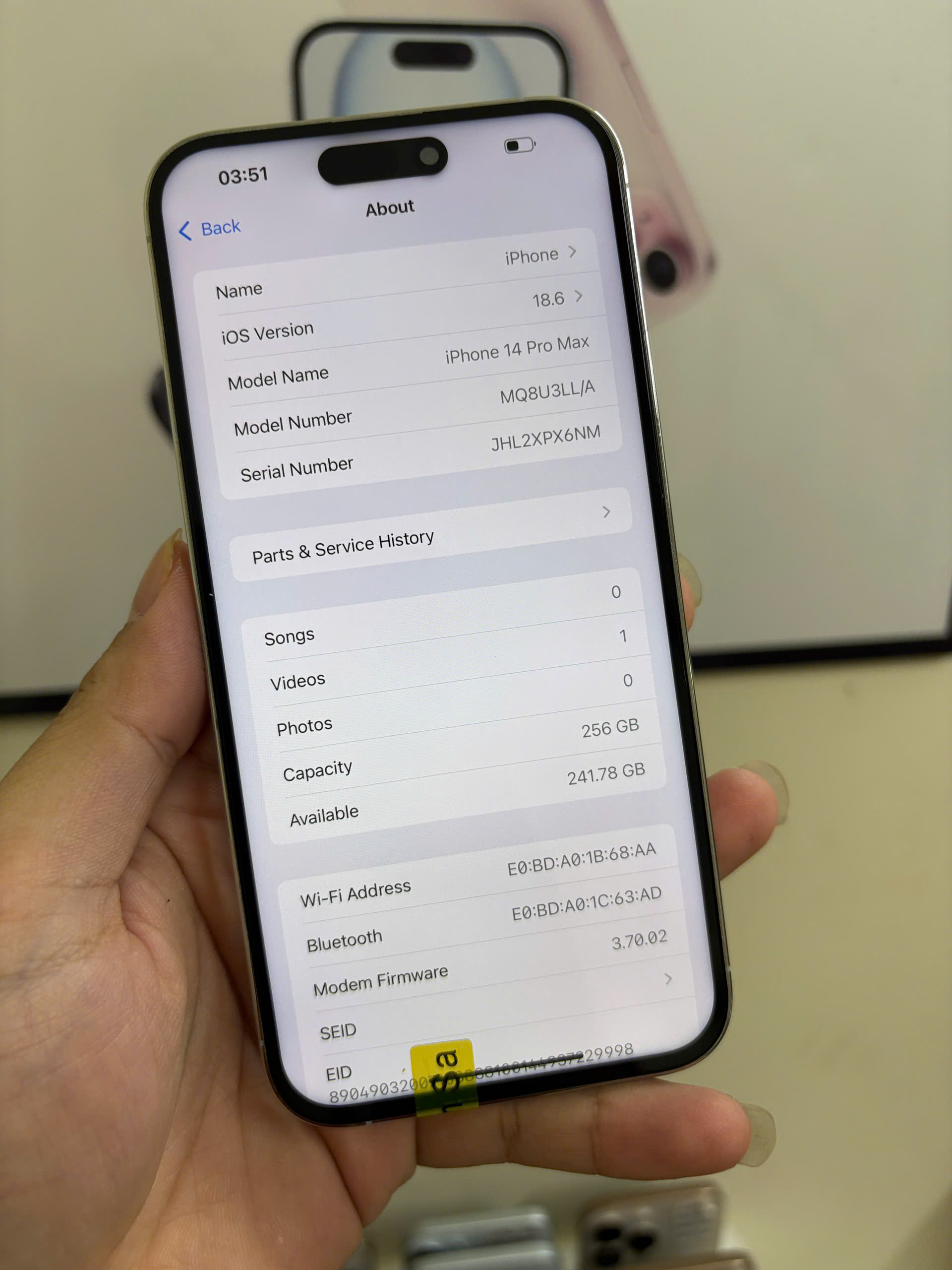 14 PRM 256GB - Hình ảnh 3