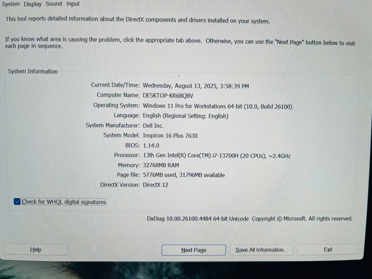 Dell Insprion 16 Plus 7630 - Hình ảnh 8