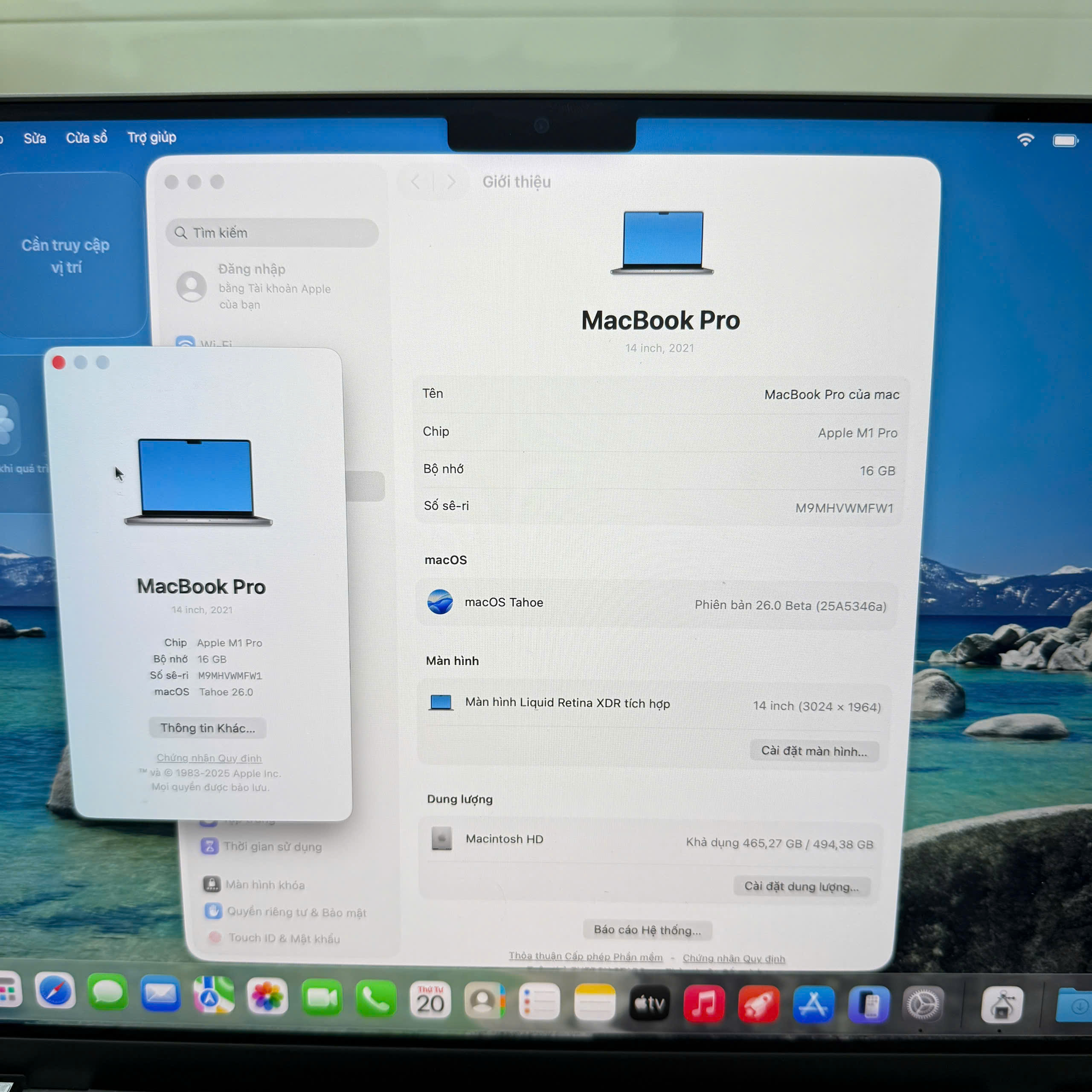 MACBOOK PRO 14in 2021 GRAY sang chảnh còn bảo hành chính hãng 21/03/2026⭐️⭐️⭐️ - Hình ảnh 9