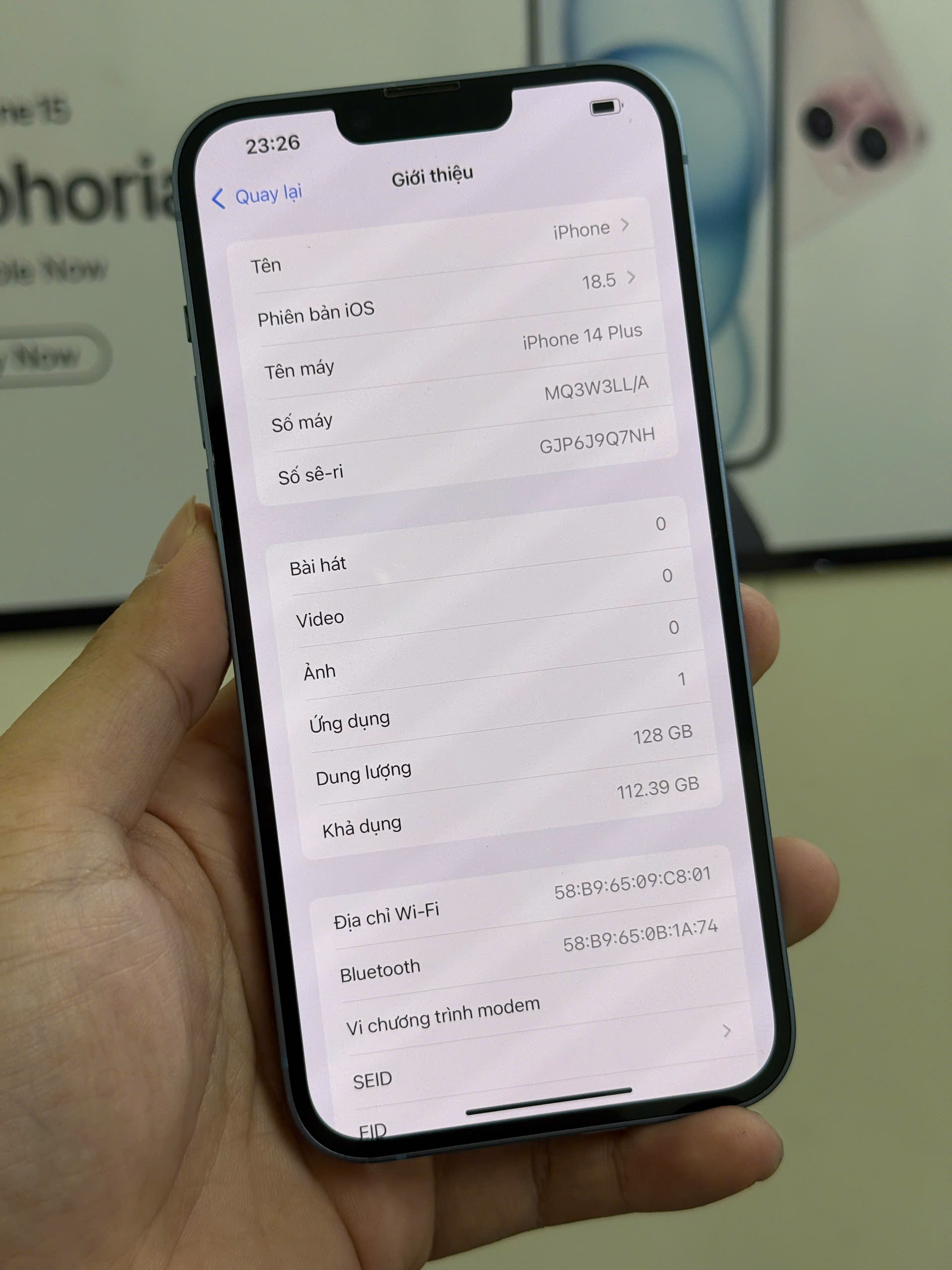 14 plus 128GB - Hình ảnh 3