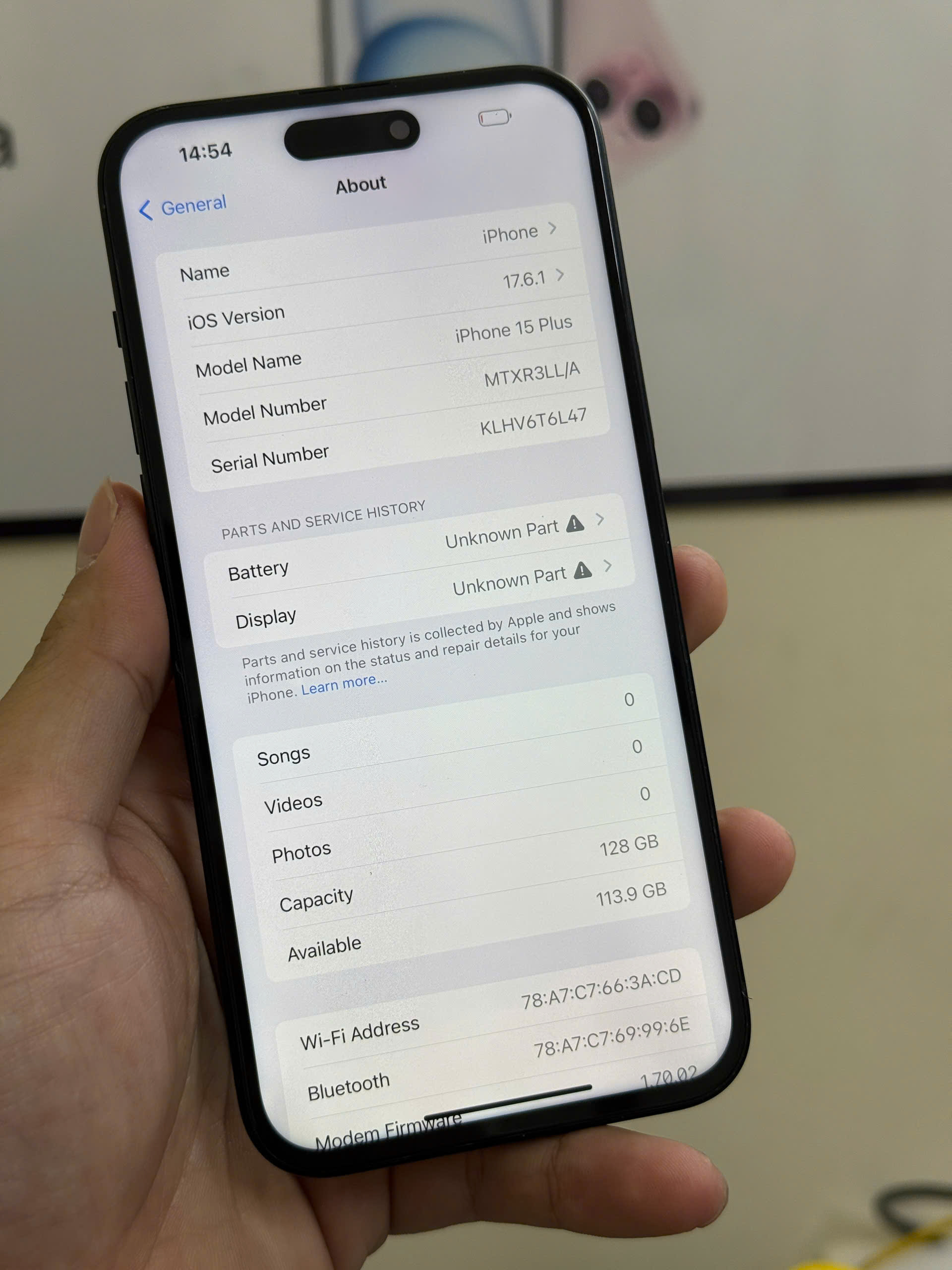 15 plus 128GB - Hình ảnh 4
