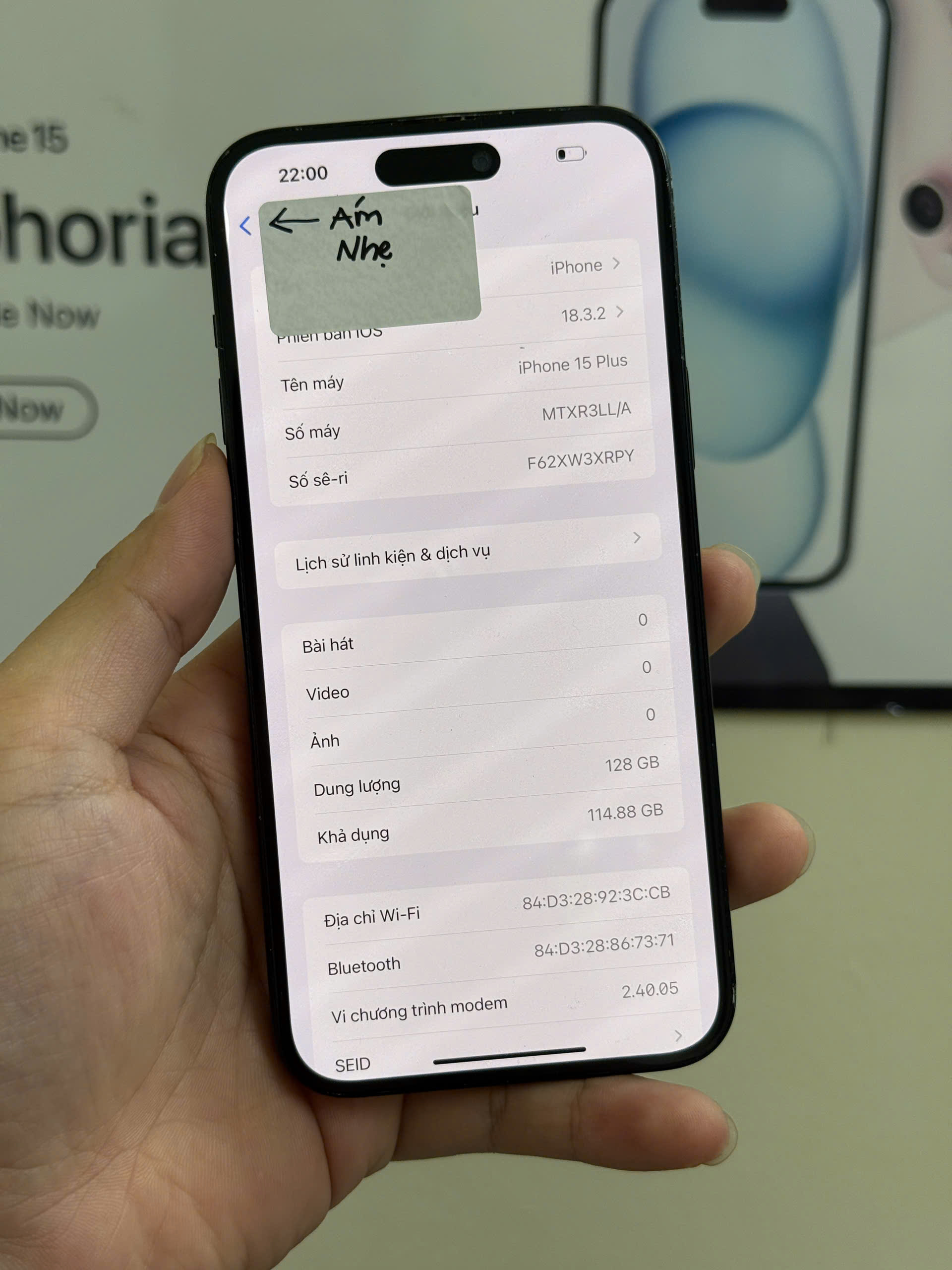15 plus 128GB - Hình ảnh 5