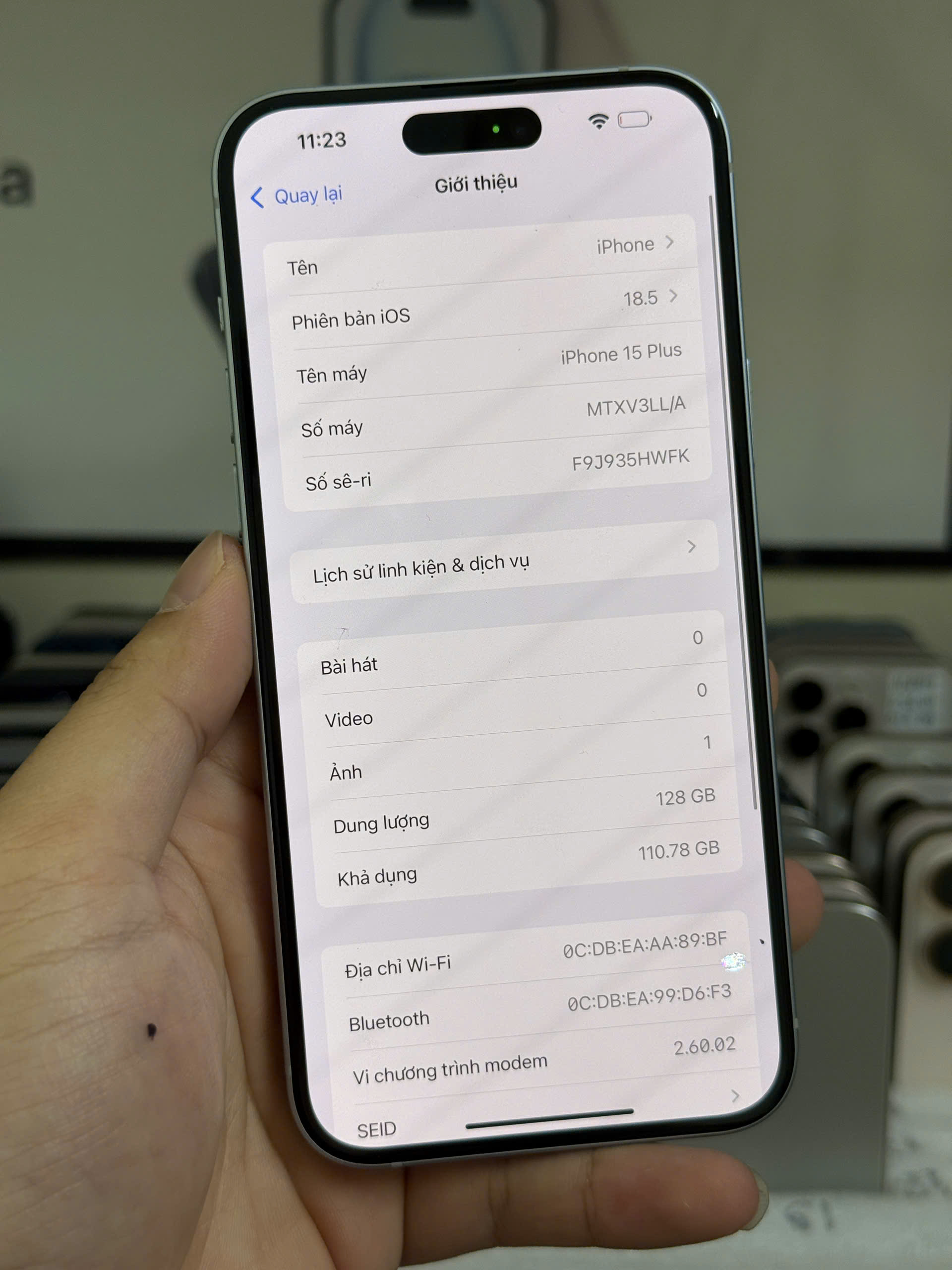 15 plus 128GB - Hình ảnh 6